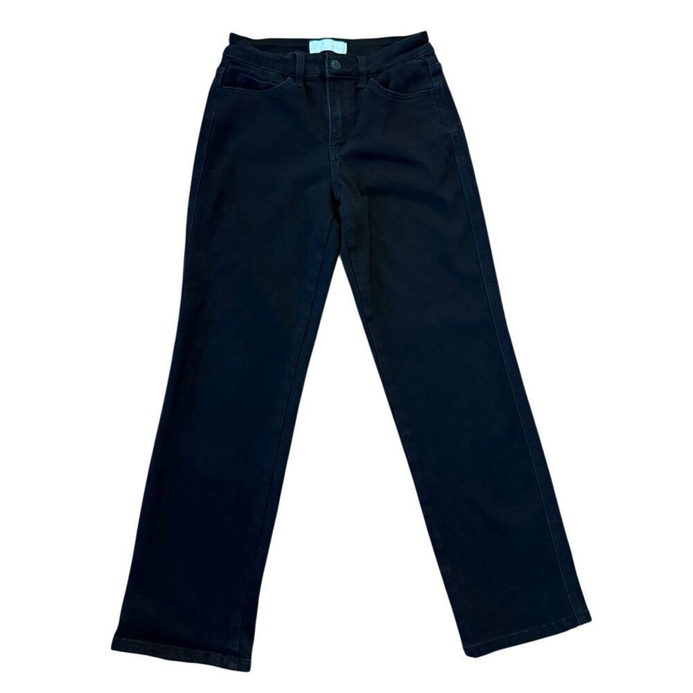 Vervet black high rise straight crop jeans size 26 - Picture 2 of 8